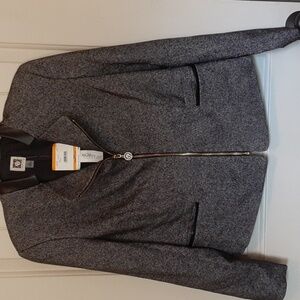 Anne Klein front zipper fitted blazer